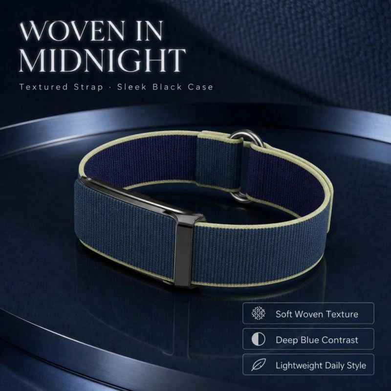 Fashionable New Smart Bracelet, Screen-Less Design, Waterproof, Multiple Exercise Modes, Exercise Tracking Records, Sleep Monitoring