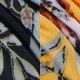 Black Floral/Yellow Floral