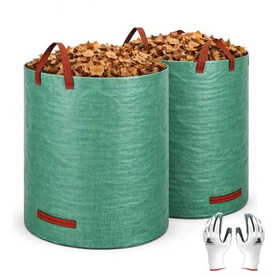 Gardzen - Bolsa de jardinería reutilizable y resistente, bolsa de residuos para césped o jardín - como en la imagen - Ver 1