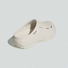 Adidas OZWAVE Clog Fashion Versatile Anti-Abrasion Anti-Slip Closed-Toe Slippers Unisex White JR9272 - Baby Blue - View 9