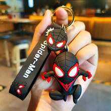 1pc Keychain Cute Gift, Cartoon Christmas Decoration Bag Accessory Keychain Set, Party Favor Party Decoration Accessory, Decorative Bag Charm And Collectible, Anime Bag Pendant Car Key Ring Gift Pack, Cute High-Quality Mini Figurine - A - View 4