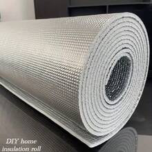 Película de aislamiento y protección térmica de aluminio y malla resistente a desgarros para ventanas, reutilizable y sin pegamento, incluye punto adhesivo de regalo para parasol. Proporciona oscurecimiento total, protección UV y privacidad, adecuada para aislamiento del calor en verano y necesidades de calidez en invierno. Aplicable para ventanas de dormitorio, dormitorio y coche. - A - Ver 8