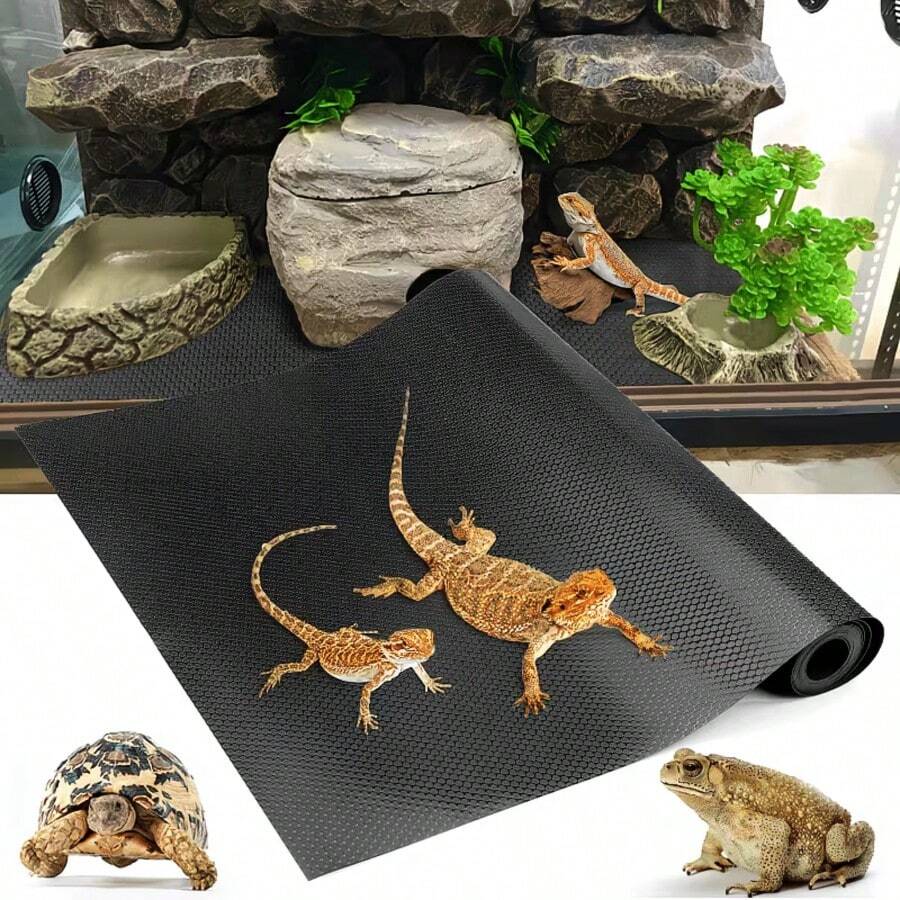 Waterproof Guinea Pig Cage Liner, Washable Small Animal Mat - Cut-To-Size Design, Reusable Rabbit Cage Liner, Suitable For Reptile Habitat - Rabbit, Hamster, Guinea Pig And Gerbil Habitat Protection Cushion - Multicolor - View 1