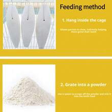 Desalinated Cuttlebone Chewing Toy And Beak Grinding Snack, Natural Calcium Supplement For Birds, Parrots, Reptiles, Turtles, Durable Cage Accessory, Daily Treat For Small Pets - 8-10 - View 7