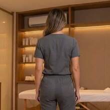 Scrub Sets - Grey - View 2