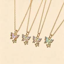 4pcs/Set Animal Charms Butterfly Shape Pendant For DIY Earrings Bracelets Necklace Jewelry Making Accessories Findings Crafts - 4-piece Set - View 4
