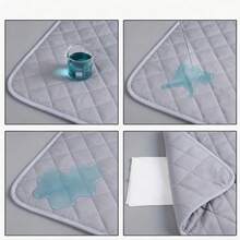 1pc Large Washable Waterproof Pad - New Light Gray - View 9