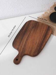1pc Rosewood Cutting Board, Bread Board, Cheese Tray - Multicolor - View 6