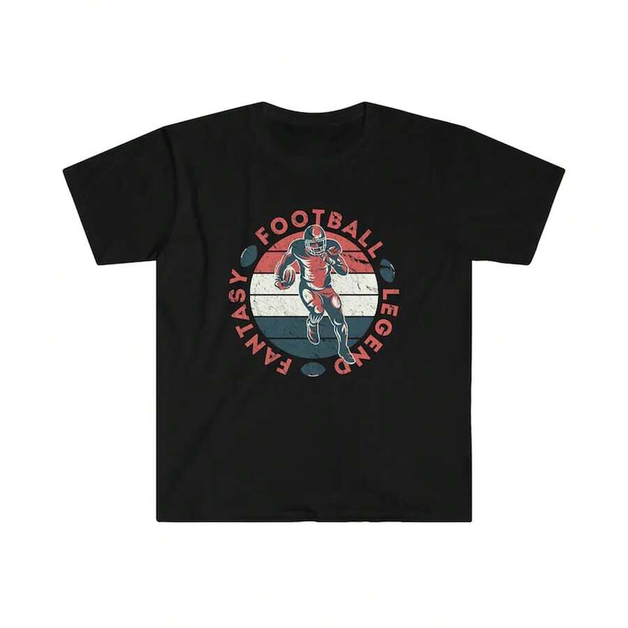 Fantasy Football Legend: The Ultimate Fan T-Shirt - 黑色 - 查看 1
