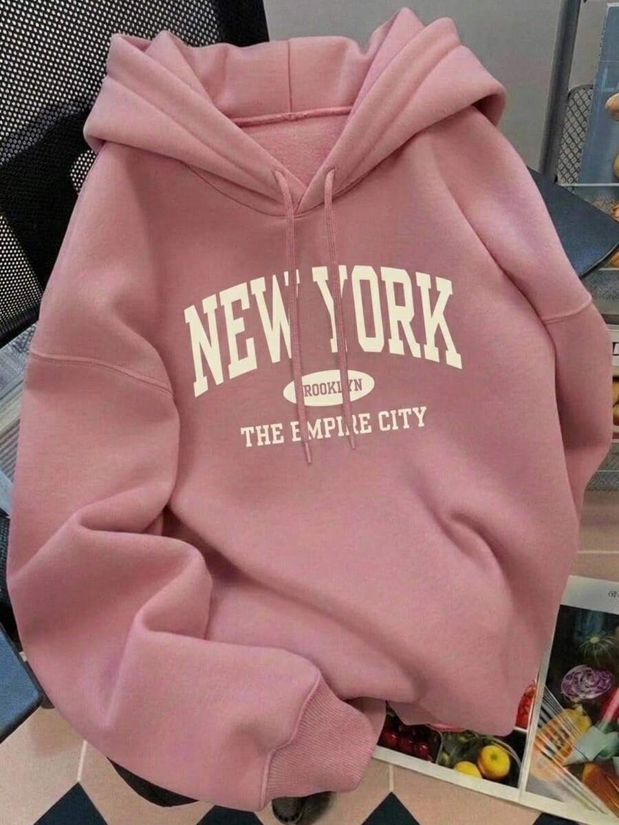 Women Sweatshirts & Hoodies - 粉色 - 查看 1