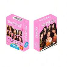 Random Style 55pcs KATSEYE Girl Group High Definition Photo Cards, Celebrity Collectible LOMO Cards, Perfect For Holiday Gifts, Fun And Cute Gifts, Birthday Gifts, Easter Gifts, Halloween Gifts, Christmas Gifts, Party Gifts, Katseye Light Stick, Straykid, Photocard, K Pop, Katseye Photo Card - Multicolor - View 3