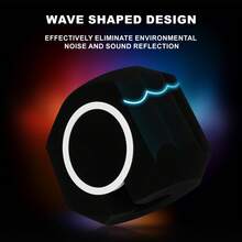 Microphone Windscreen And Pop Filter, Includes Microphone Stand And Phone Holder, Recording Sound Isolation Cover, Large Microphone Spherical Foam Windscreen, Indoor And Outdoor Recording Studio Equipment - Black - View 5