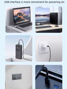 1 buah Lampu Meja LED Jepit Bertenaga USB, Leher Angsa Fleksibel yang Dapat Diatur, Desain Jepit yang Praktis, Cocok untuk Membaca dan Penggunaan Kantor, Melindungi Mata, Dengan Kabel Daya USB, Kontrol Tombol dan Desain Berkabel - Sempurna untuk Kantor Rumah, Samping Tempat Tidur, Komputer, Panggilan Video dan Kerajinan Tangan (Hitam/Putih), Perangkat Penerangan Portabel untuk Rumah/Kantor - Lampu meja bundar - View 12