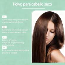 JAYSUING Dry Shampoo Puff 5g/0.18oz Polvo Cabello Seco Volumen Fresco Control Grasa Absorbe Aceite Raices Todo Tipo Cabello - Polvo - Ver 6
