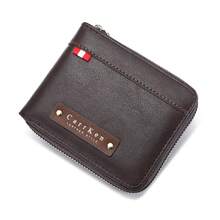 CarrKen 1pc New Men's Fashion Vintage Multi-Function Zipper Wallet, Youth Versatile Multi-Card Slot Card Holder - Multicolor - View 11