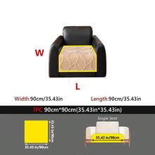 1件裝 3D波浪線紋理絨毛沙發套，寵物友好防抓傷親膚沙發保護套，可機洗四季通用家具套，適用1/2/3/4人座沙發 - 多色 - 查看 28