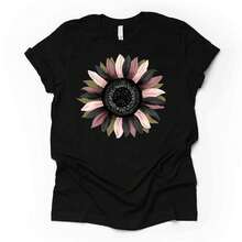 Women T-Shirts - 黑色 - 查看 4