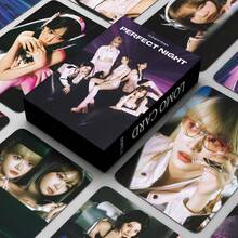 New 55pcs L-Card Perfect Night K-POP LOMO Photocards, Collectible Cards For Card Album, Wallet, Backpack, Decorative Display, Desk Ornament, Gift For Friends, Bookmark, Fan Merchandise, Valentine's Day Gift, Greeting Card Set - Multicolor - View 1