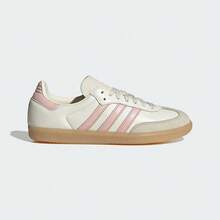Adidas Originals SAMBA OG Comfortable Versatile German Army Trainers Sneakers Women's Pink White - Pink - View 5