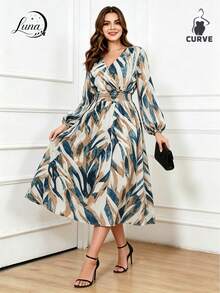 Plus Size Dresses - White - View 2