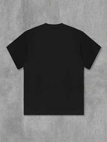 Red Power Ranger Tee Men's And Women's Short-Sleeved T-Shirts For All Seasons - Black 4 - View 2