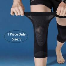 1pc Breathable Knee Brace For Men And Women, Ultra Thin Light Knee Compression Sleeves Made Of High Elastic Fibric For Workout, Exercises. - Multicolor - View 10