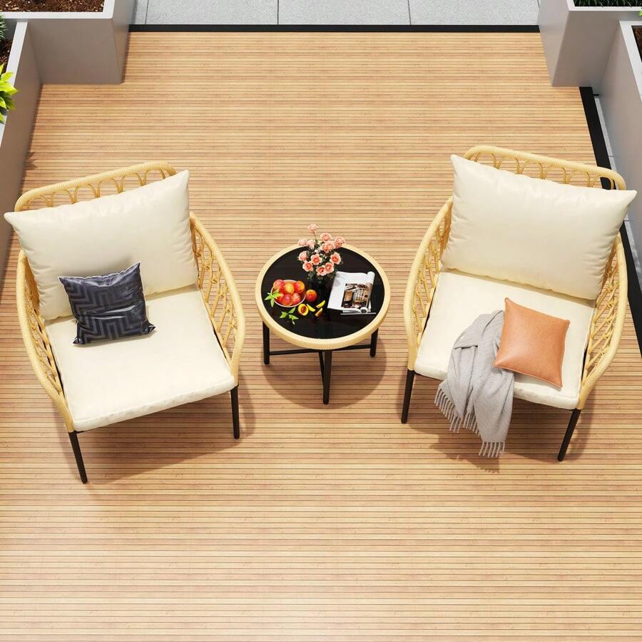 Patio Sofas - Beige - View 1