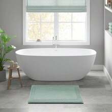 [Free Shipping] 1 PCS 24x44" 100% Cotton Tufted 3000 GSM Reversible Bath Rug Green-XY282365 - Multicolor - View 8