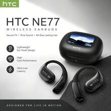 [Sports Wireless Earbuds]HTC New Open-Ear Sports Earphones, Stable Fit And Secure Wear, High-Definition Sound Quality, Full-Color LCD Touch Screen, Comfortable Fit For All-Day Wear, BT6.0 Fast Response, Suitable For Running, Cycling, Outdoor, Commuting, Travel And More - View 1
