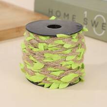 1pc/1set (10m) Natural Jute Rope - Heavy Duty Jute Twine With Green Leaf Design And Geological Texture, Suitable For Gardening, Handicrafts, DIY Projects, Gift Wrapping, Home Decor Rustic Style Rope - Durable Jute Fiber Rope - 1 Set - View 11