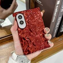 1件裝熱銷時尚純色可折疊手機保護殼 電鍍皺褶設計 全包覆防摔保護殼 適用於 Galaxy Z Fold 8 - 彩色 - 查看 7
