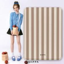GIIPPA 1pc Brown Striped Kindle Case With Hand Strap, Perfect Valentine's/Christmas Gift For Book Lovers, Auto Wake/Sleep Protective E-Reader Cover Compatible With Kindle Paperwhite 5/6/7/10/11/12 Gen, Kindle Colorsoft 1st Gen, Basic Kindle 8/10/11 Gen All Kids & Signature Editions, - Multicolor 11 - View 8