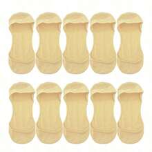 Women's Ultra-Invisible Thin Silicone Non-Slip Low-Cut Solid Color Socks, Suitable For Summer Pairing With High Heels And Loafers - Multicolor - View 15