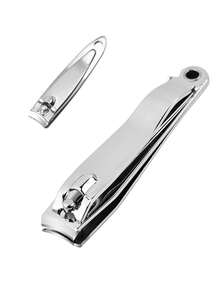 1/2 buah Gunting Kuku Stainless Steel, Pemotong Kuku, Tugas Berat, Desain Modern, Pemangkasan Presisi, Kepala Berputar 360°, Dengan Kikir Kuku, Cocok Untuk Kuku Tebal dan Kuku Kaki, Unisex, Alat Manikur dan Pedikur, Untuk Penggunaan di Rumah dan Salon - MultiWarna - View 9