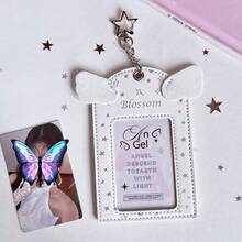 Angel Series 3inch Star-Chasing Card Holder Girly Heart Leather Card Holder Storage Display Protective Case Bag Pendant - View 16