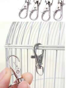 2PCS Bird Cage Lock Buckle Parrot Bird Cage Lock Buckle Pet Cage Door Lock Parrot Escape-Proof Cage Door Lock Buckle Bird Cage Accessories - View 1