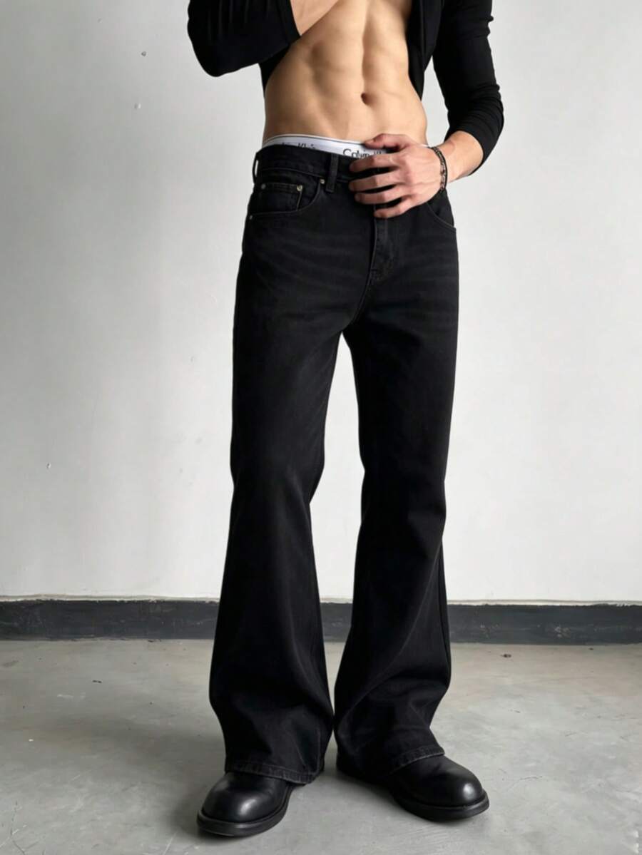 Men Jeans - Black - View 1