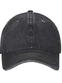 Men Baseball Cap - Black - View 1