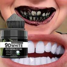 9D Icy Double Mint Tooth Powder, Whitening Teeth, Deep Cleaning And Tooth Protection, Cleans Tooth Stains, Yellowing And Residual Impurities, Cares For Gums, Freshens Breath, Brightens Teeth - Mint - View 1