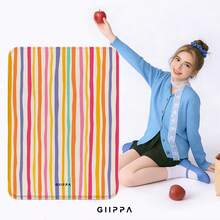 GIIPPA 1件彩色條紋Kindle保護殼附手提帶，適合書迷的情人節/聖誕節禮物，自動喚醒/睡眠電子閱讀器保護套，相容Kindle Paperwhite 5/6/7/10/11/12代、Kindle Colorsoft 1代、Basic Kindle 8/10/11代所有兒童版與Signature版 - 多色12 - 查看 7