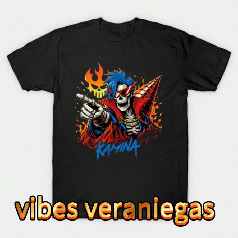 Women Kawaii Chibi Anime Graphic Crew Neck Short Sleeve Y2K Casual TeeAnime Graphic Tee Vibes Veraniegas - Black - View 1