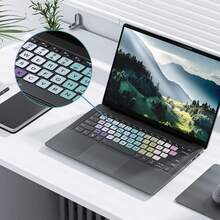 6pcs/Set Colorful Universal English Keyboard Stickers, Laptop Desktop Computer English Keyboard Letter Stickers, DIY Graffiti Self-Adhesive Stickers - English Keyboard Stickers - View 4
