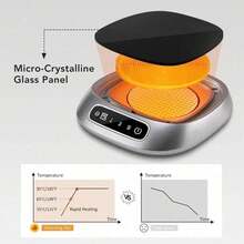Intelligent Constant Temperature Heating Coaster.USB Power Supply, Intelligent Timing Function.Three Gears Are Adjustable, Fast Heating, With Automatic Power-Off Protection, Suitable For Heating Milk/Coffee/Warm Water. - Multicolor - View 6