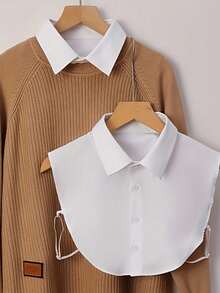 2pcs Minimalist Versatile Shirt Collar Inserts, Suitable For Daily Wear - Multicolor - View 2
