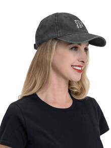 Men Baseball Cap - Black - View 8