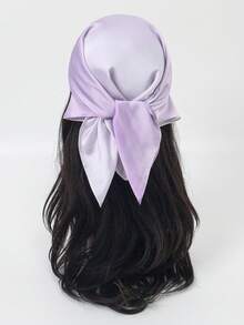 1pc Gradient Square Scarf, Comfortable, Elegant, Unique, Classic, Spring/Autumn New Style, Versatile, Fashionable, Daily Wear, Women's Scarf - Multicolor - View 7