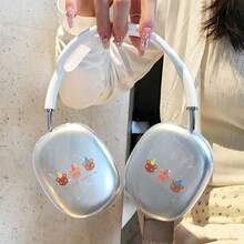 1 Pair Cartoon 3 Bears Birthday Design Max Apple Headphone Case, High Transparency TPU Over-Ear Protective Cover - Multicolor - View 4