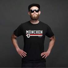 Munich Home T-Shirt |   Fan-Merchandise für  |   M1-M2 - Schwarz - Übersicht 2