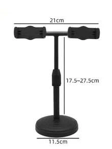 Ergonomic Phone Stand With Weighted Base, 360° Rotating, Stable Telescopic Phone Holder, Non-Slip Multi-Angle Desktop Stand, Back To School Phone Accessory, Desktop Storage, Home Decor, Unisex, Essential For Cruise Travel - One Size - View 10