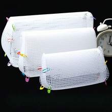 4mm White Mesh Sheet, Yarn, Handmade Crochet Material Bag, Plastic Crochet Hook, Round Cushion Shaping Plate - A - View 7
